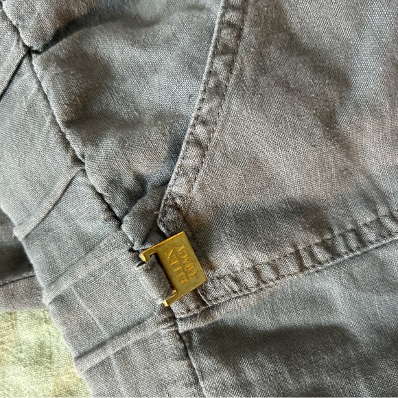 Ellen Tracy Linen wide leg  crop pants xl - Picture 3 of 6